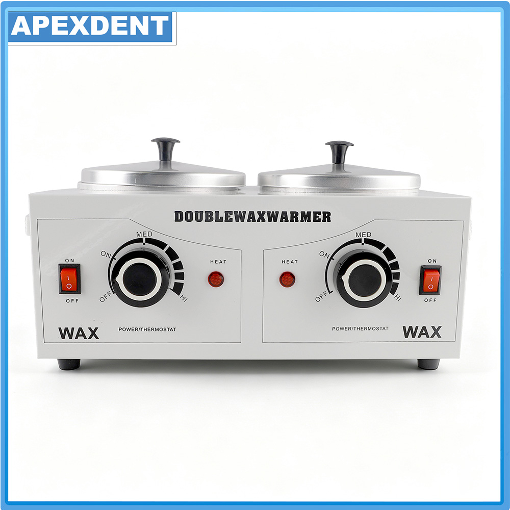 Wax Warmer - 500CCダブルポットワックス溶解機 多機能温度調整 ワックスウォーマー 脱毛用パラフィン