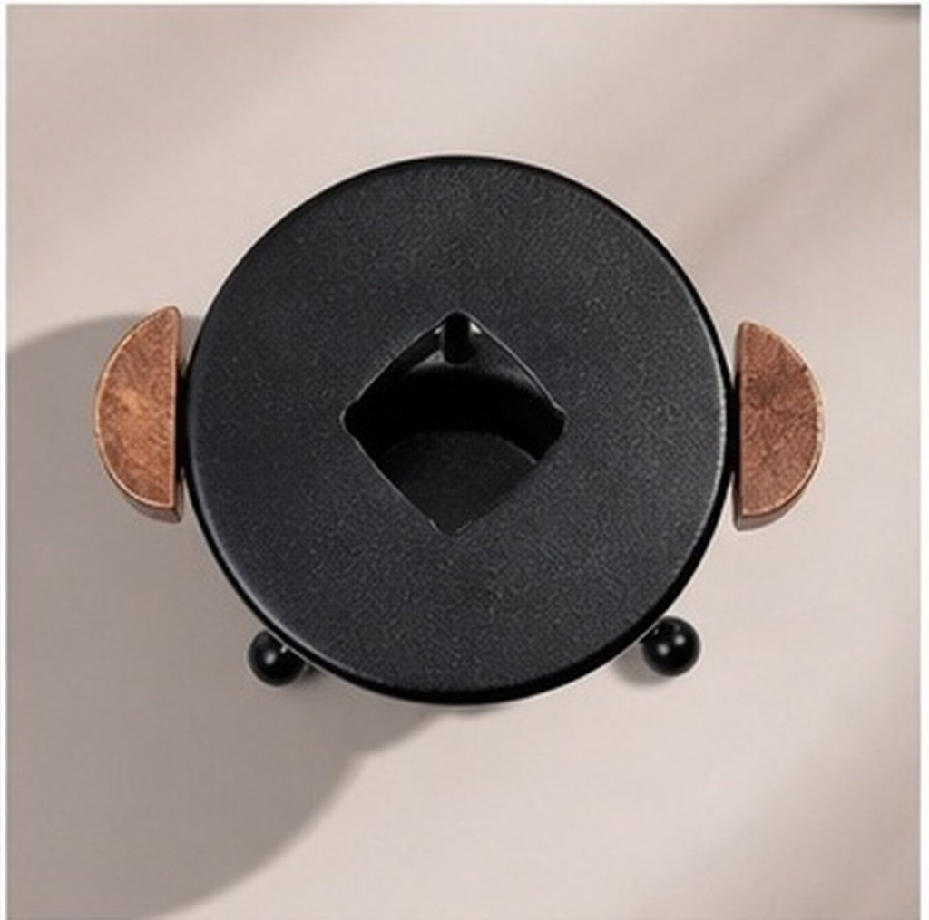 Wax Warmer - 1個入り、皿状のワックス溶解炉、携帯用鉄製ストーブ、耐熱性三脚型、DIYクラフト用のワックスシールウォーマー。