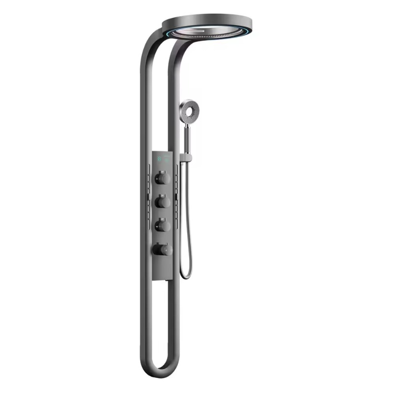 Spa Massager - スマートデジタルディスプレイサーモスタットシャワーシステム壁掛けパネルLEDレインフォールウォーターフォールSPAマッサージ（バスルーム、ホテル用）