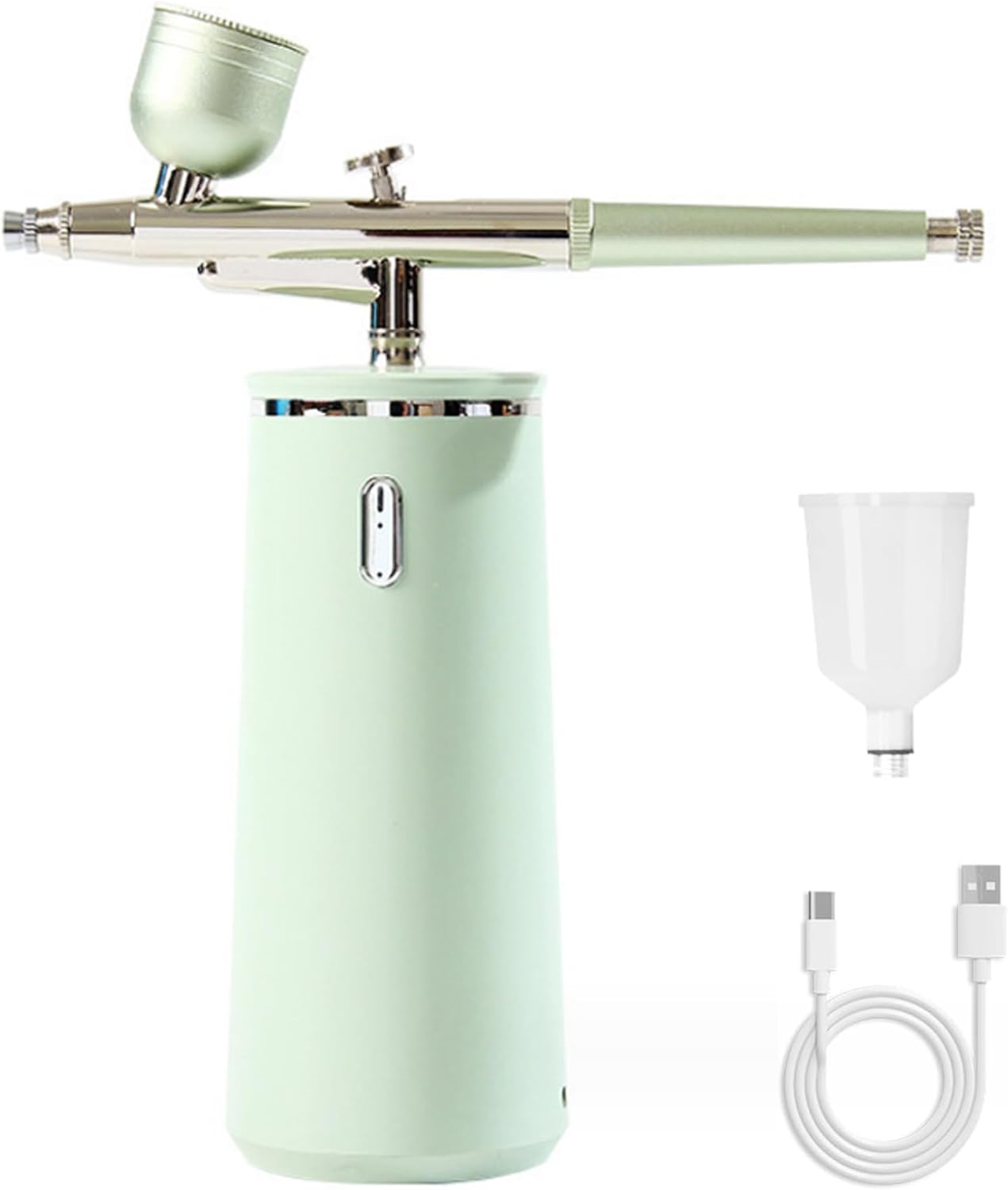 Face Steamer - ナノイオンコールドミストエアブラシフェイススチーマーSPA 女性へのギフト ポータブル充電式保湿フェイシャル