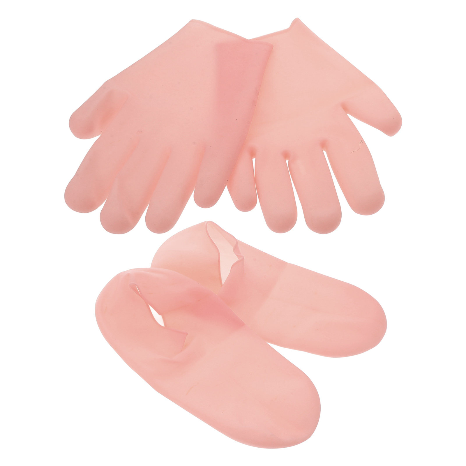 Foot Spa - 1組のフット＆ハンド用パラフィンワックス手袋。スパ、入浴、ハロウィン、クリスマス、新年のお祝いに。保湿効果のあるハンドケア用手袋。シリコン製。