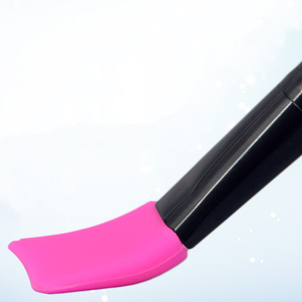 敏感肌向けのフェイスマスク用シリコンブラシ6本セット。黒い木 - Body Brush のレビューと価格