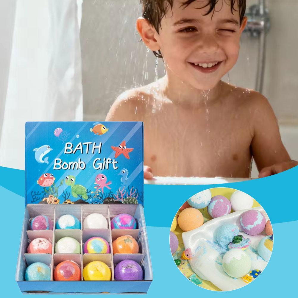 おもちゃのバスソルトボール 1/6/12 個 バスバブルバス - Bath Salts のレビューと価格