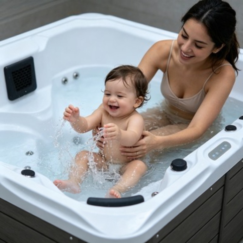 ホットタブスパ ジャグジー アクリル製屋外マッサージ浴槽 3 - Hot Tub のレビューと価格