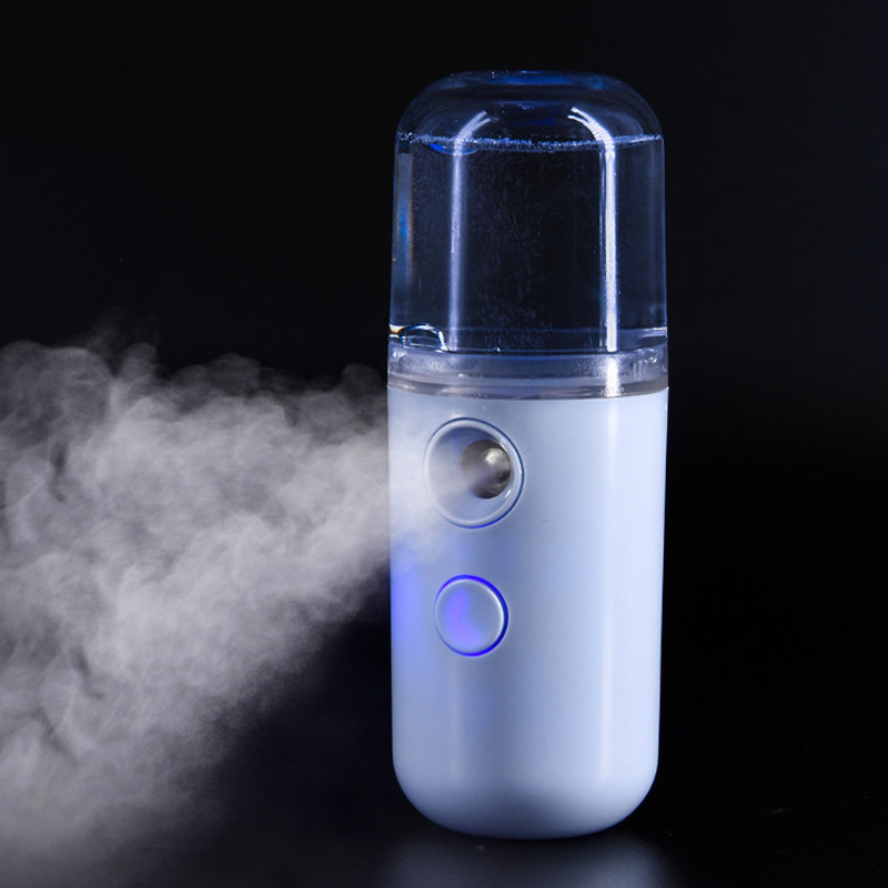 充電式ポータブルナノミストスプレー。顔の肌に潤いを与え、深層 - Face Steamer のレビューと価格