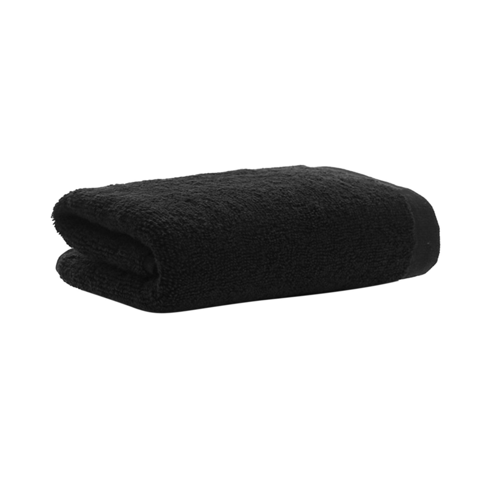 黒色のコットン製ハンドタオル、純綿、35x75cm、特大サイ - Spa Towel のレビューと価格
