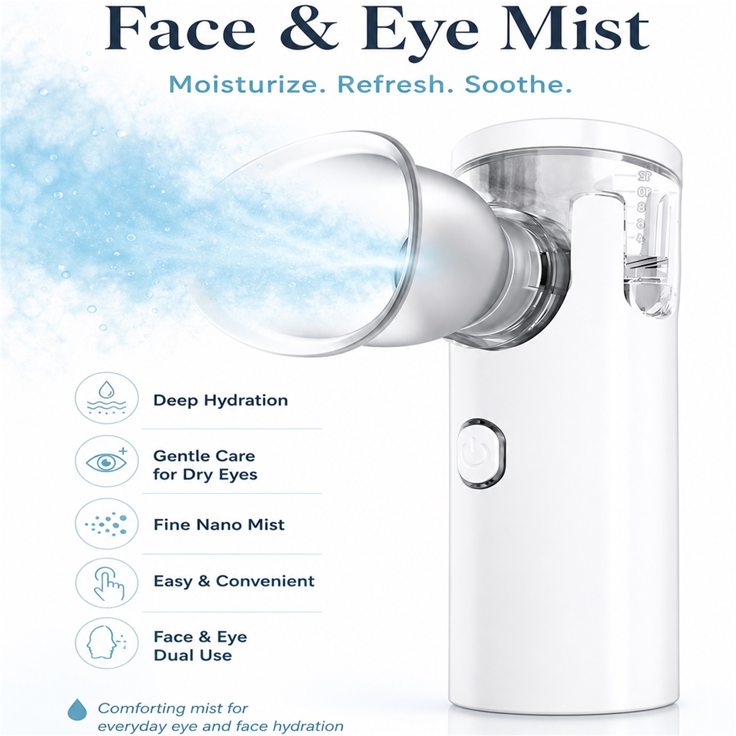 アイナノ加湿器ネブライザーアイ蒸し器疲労軽減ドライアイ保湿フ - Face Steamer のレビューと価格
