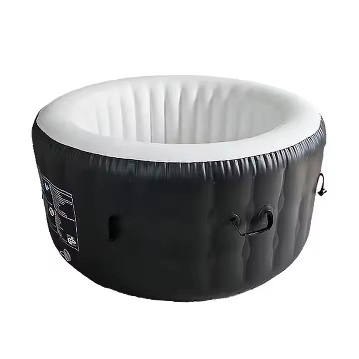 屋外用6人乗り丸型インフレータブルホットタブバブルバススパ屋 - Hot Tub のレビューと価格