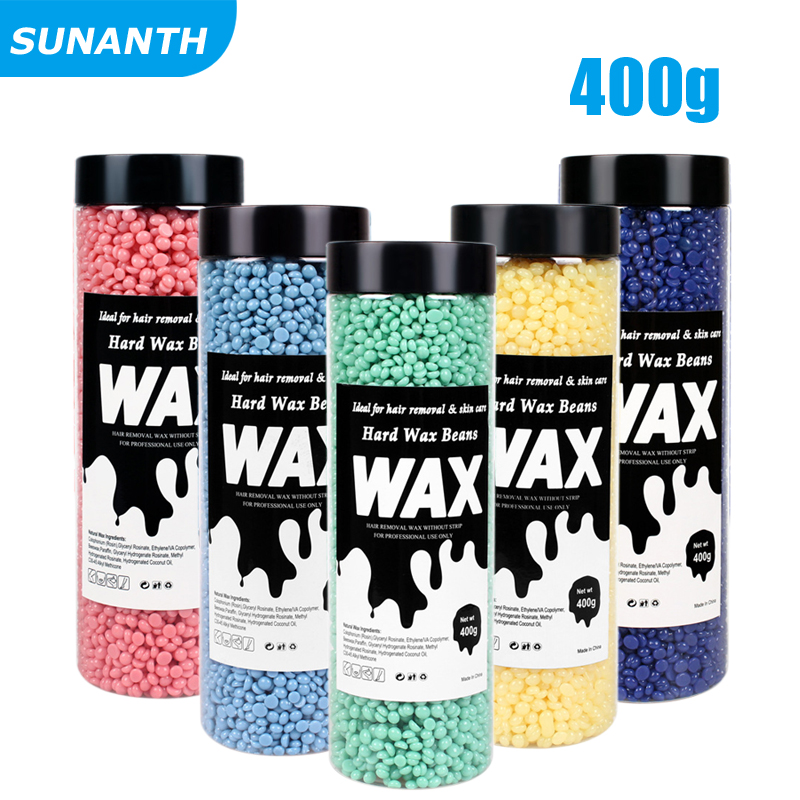 200 グラム/400 グラム脱毛ワックス豆加熱ハードワック - Wax Warmer のレビューと価格