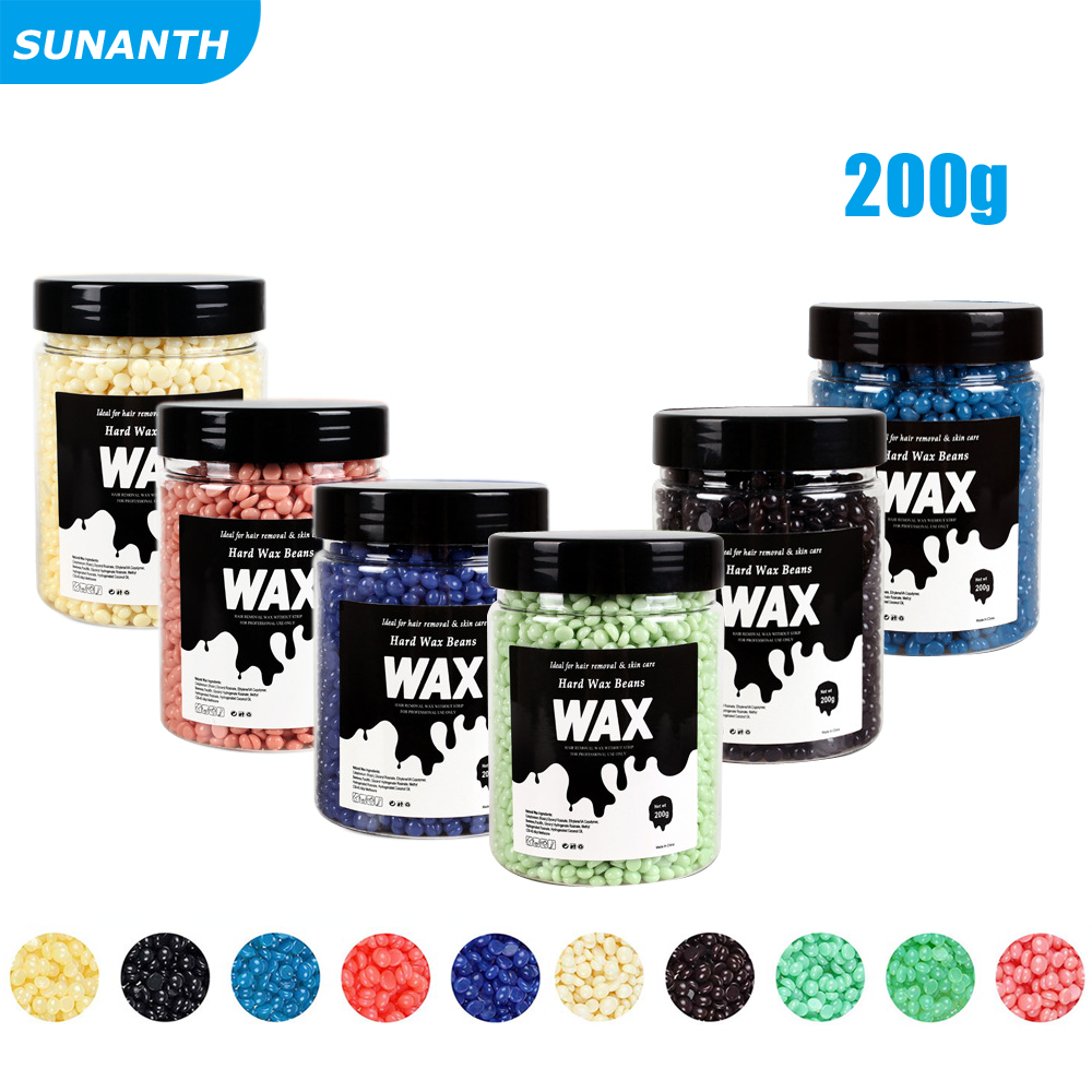 200 グラム/400 グラム脱毛ワックス豆加熱ハードワック - Wax Warmer のレビューと価格