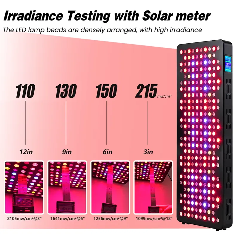 OEM ODM スタンド型全身用赤色光療法パネル 660nm - Spa Wellness Gym のレビューと価格