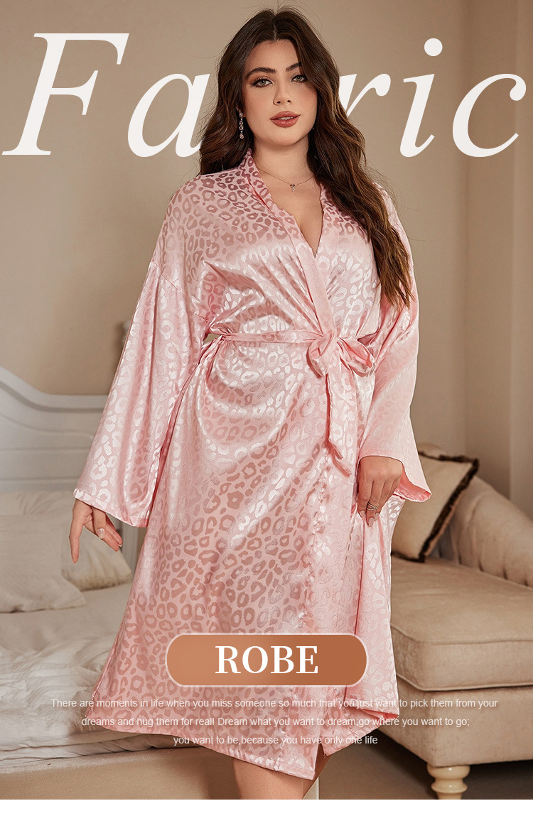 プラスサイズのローブパジャマ女性寝間着ナイトガウンセクシーな - Bathrobe のレビューと価格