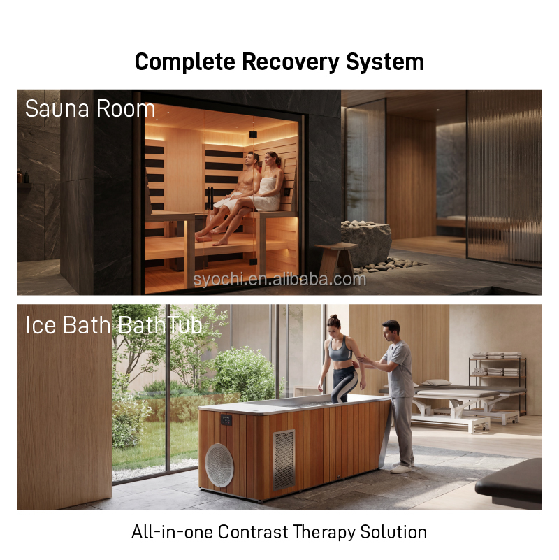 シオチ商業用サウナアイスバスコントラストセラピーシステムコー - Spa Wellness Gym のレビューと価格