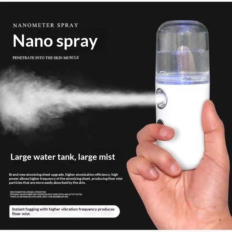 USB充電式ナノミストフェイシャルスプレーヤー加湿器フェイス - Face Steamer のレビューと価格