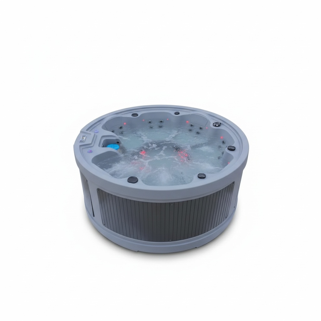 7人用ホットタブ、丸型マッサージスパ、回転成形屋外スパ浴槽、 - Hot Tub のレビューと価格